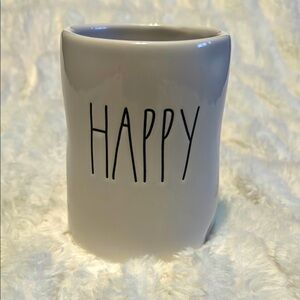 Rae Dunn Cream Mug - Happy